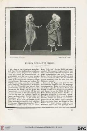 Puppen von Lotte Pritzel