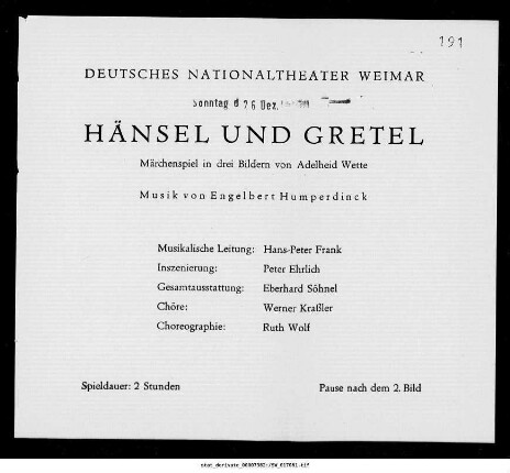 Hänsel und Gretel