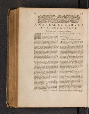 Andreae de Barulo Iurisconsulti, Commentario in leges Longobardorum.