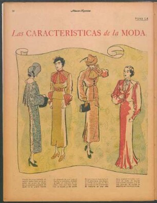Las características de la moda según las últimas creaciones [Dibujos} : Para la mujer