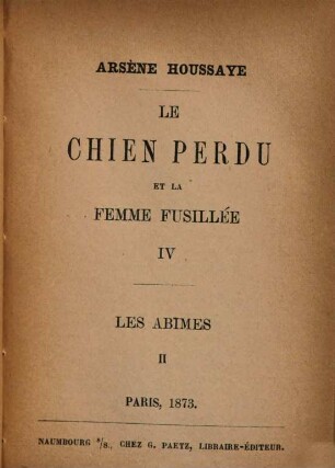 Le chien perdu et la femme fusillée, 4