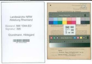Entnazifizierung Hildegard Grundmann , geb. 11.12.1918 (Lehrerin)