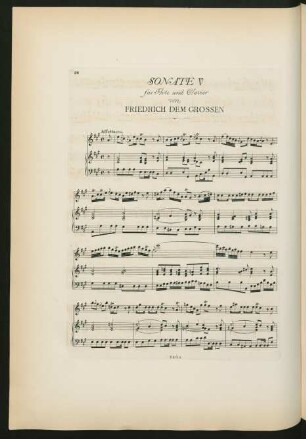 Sonate V (A-Dur)