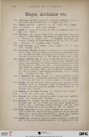 Magie, Alchemie etc. (Nr. 5161-5266)