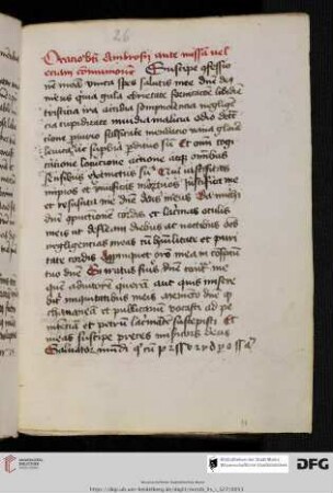 Oratio ante missam