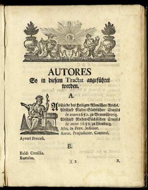 Autores So in diesem Tractat angeführt werden.