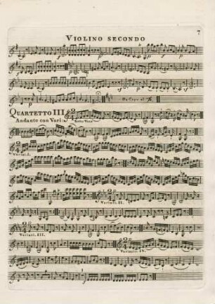 Violino II (Quartetto III)
