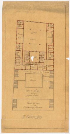 Haus der Freundschaft, Istanbul Vorprojekt 1: Grundriss 3.OG