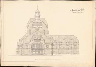 Stadttheater, Kiel: Ansicht 1:100