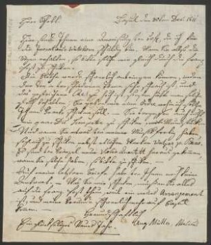 Brief an B. Schott's Söhne : 30.12.1811