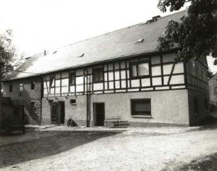 Dörfel (Kreis Annaberg), Dorfstraße 20. Gehöft. Wohnstallhaus