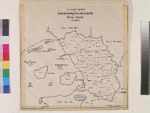 Schleswig-Holstein Gemeindegrenzenkarte Kreis Husum