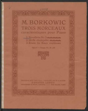 1: Novelletta No. 3