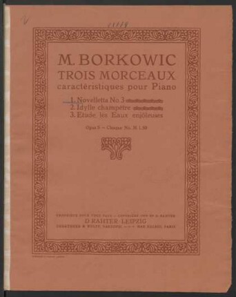 1: Novelletta No. 3