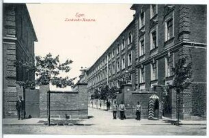 Eger (Böhmen). Landwehr-Kaserne