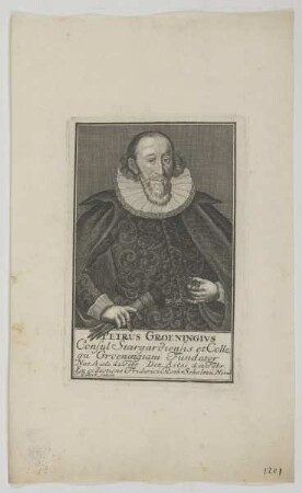 Bildnis des Petrus Groeningivs