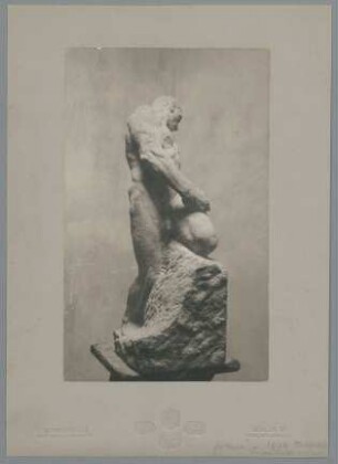 Männliche Figur, 1905, Kalkstein