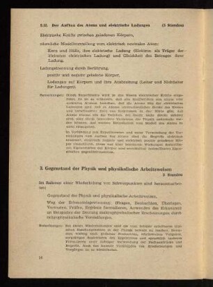 3. Gegenstand der Physik und physikalische Arbeitsweisen