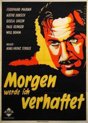 Morgen werde ich verhaftet