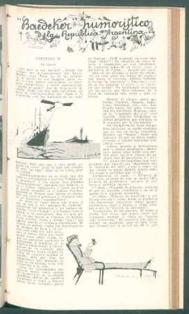 Baedeker humorístico de la República Argentina : Capitulo II - El viaje