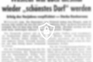 Wilstedt will auch diesmal wieder "schönstes Dorf" werden