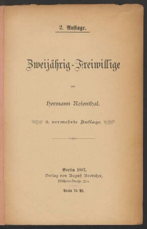 Zweijährig-Freiwillige