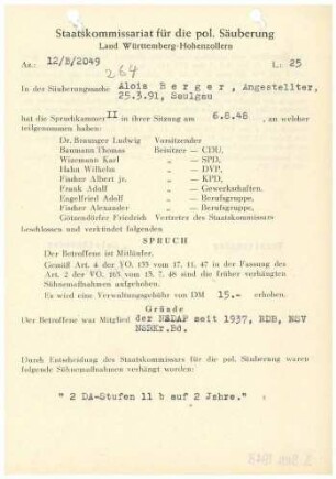 Berger, Alois