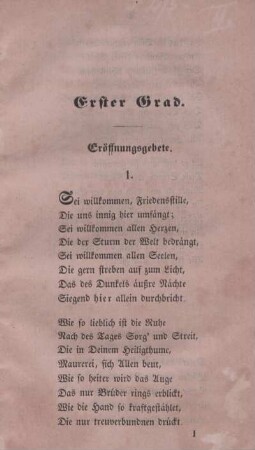 Erster Grad