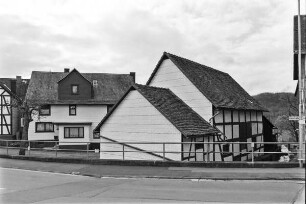 Scheune (Scheune, Fachwerk); Hatzfeld, Hainstraße 2