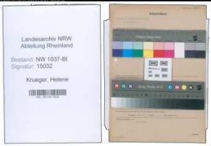 Entnazifizierung Helene Krueger , geb. 08.02.1905 (Geschaeftsinhaberin)