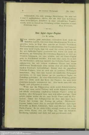 Das Agar-Agar-Papier