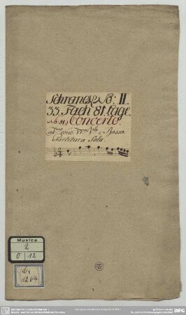 Concertos - Mus.2-O-12 : vl, fl, strings, bc - C
