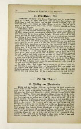 III. Die Macedonier