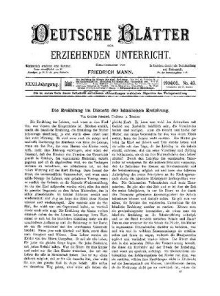 Die Erzählung im Dienste der häuslichen Erziehung