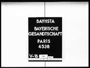 Schüssel, Karl, von München, Handlungsgehilfe in Paris, unter dem Namen Emile Weber, Selbstmordversuch in Le Havre