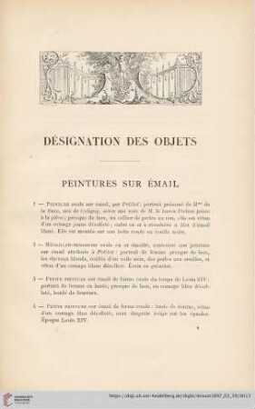 Peintures sur Émail (Nr. 1 - 4)