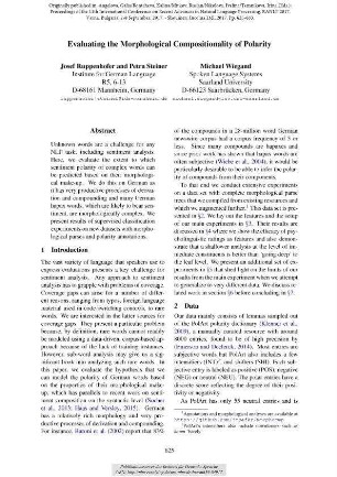 Evaluating the Morphological Compositionality of Polarity