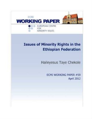 Issues of minority rights in the Ethiopian Federation