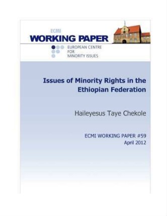 Issues of minority rights in the Ethiopian Federation