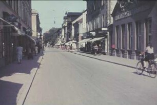 Bad Reichenhall, Ludwigstraße. Blick von der Kuranstalt Dianabad (zuletzt Spielkartenfabrik)