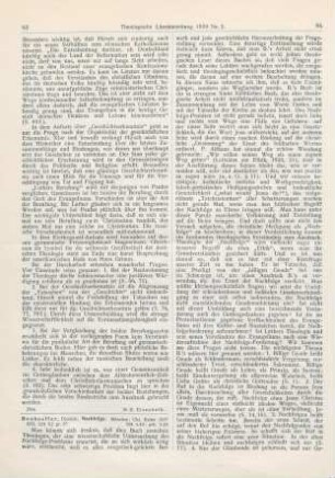 63-66 [Rezension] Bonhoeffer, Dietrich, Nachfolge