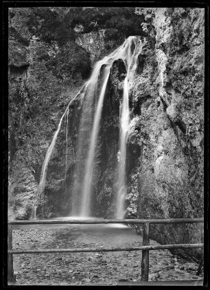 Österreich. Marienwasserfall in der Grünau bei Mariazell