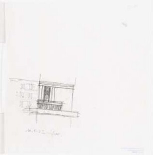 Kaufhaus (unbekanntes Projekt): Fassade. Ansicht (Detail)