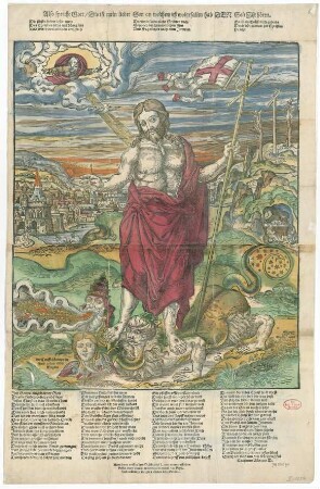Also spricht Gott/ Dis ist mein lieber Son an welchem ich wolgefallen hab Den Sollt Ihr Hören : Hie sihstu lieber leser mein Das Christus selbs wil König sein ...