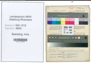 Entnazifizierung Irma Boersting , geb. 25.03.1919 (Lehrerin)