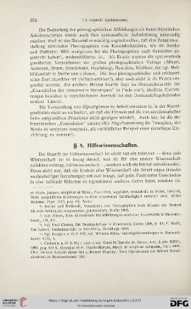 § 4. Hilfswissenschaften