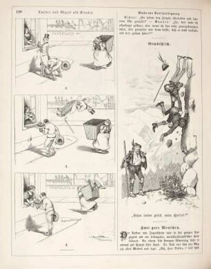 "Turner und Gigerl als Rivalen" "Gemüthlich"