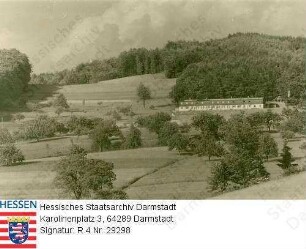 Brandau im Odenwald, Jugendlandheim der NSDAP / Ansicht mit Landschaft