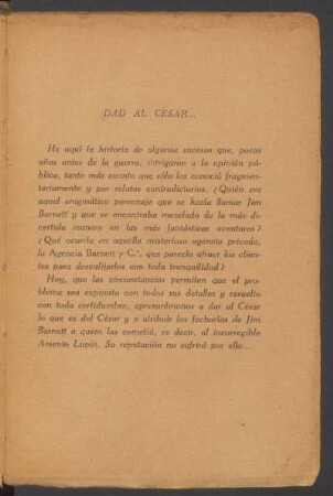 Dad al César... : [Introducción]