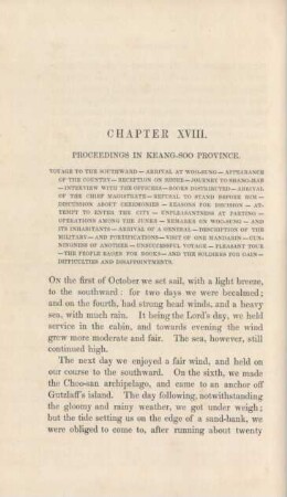 Chapter XVIII. Proceedings in Keang-Soo province